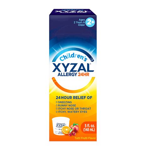 XYZAL Children's Allergy 24HR logo
