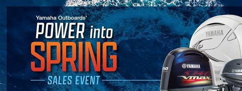 Yamaha Outboards Power Into Spring Sales Event TV commercial - Put Some Spring In Your Step