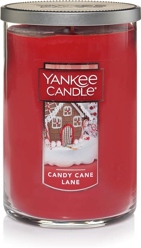 Yankee Candle Large Jar Candle: Candy Cane Lane logo