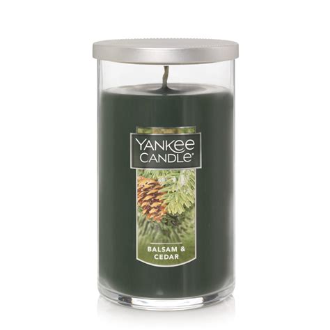 Yankee Candle Perfect Pillar Candle: Balsam & Cedar logo