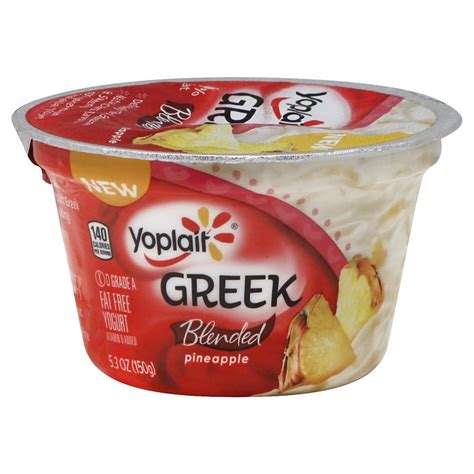 Yoplait Blended Pinepple Greek Yogurt logo