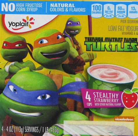 Yoplait Teenage Mutant Ninja Turtles Yogurt