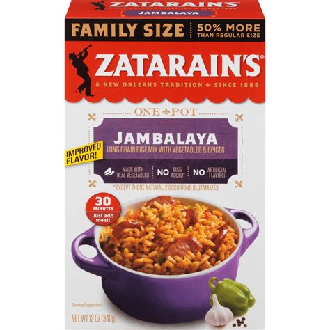 Zatarain's New Orleans Style Jambalaya Flavored With Sausage Frozen Meal commercials