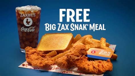 Zaxby's App TV Spot, 'Free Big Zax Snak Meal'