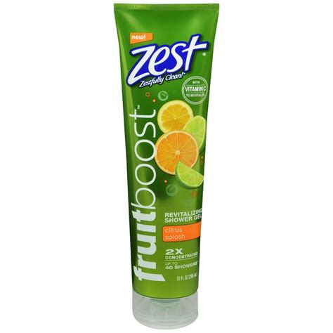 Zest Fruitboost Revitalizing Shower Gel: Citrus Splash commercials