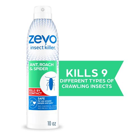 Zevo Ant, Roach & Spider Crawling Insect Killer commercials