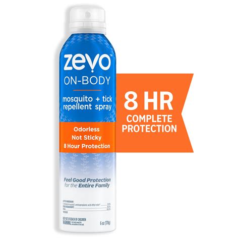 Zevo On-Body Mosquito and Tick Repellent Aerosol Spray logo