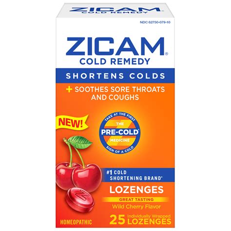 Zicam Cold Remedy Wild Cherry Lozenges commercials
