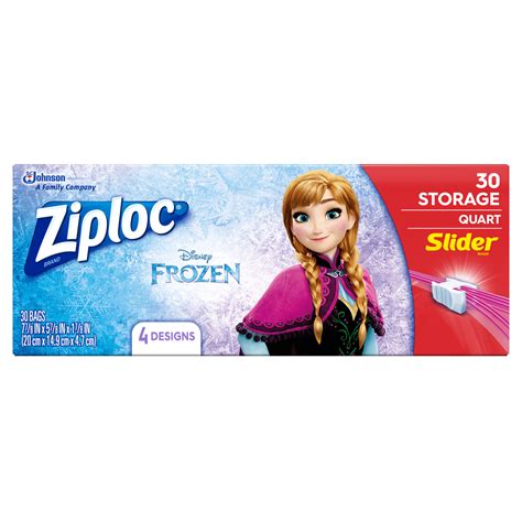 Ziploc Disney Frozen 2 Sandwich Bag logo
