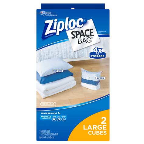 Ziploc Space Bag Cubes
