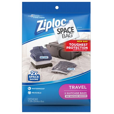 Ziploc Space Bag Travel logo