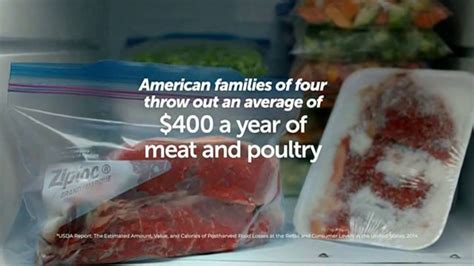 Ziploc TV commercial - Freezer Burn: $400 a Year of Meat and Poultry