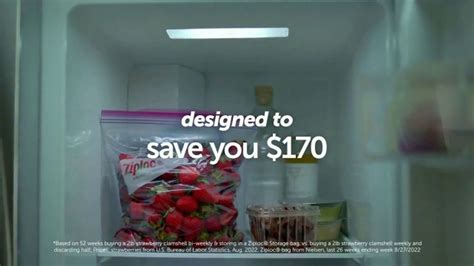 Ziploc TV Spot, 'Strawberries: Designed to Save You $170' created for Ziploc