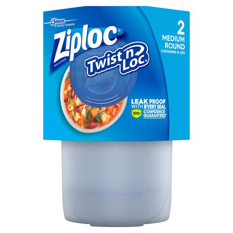 Ziploc Twist 'n Loc Container logo