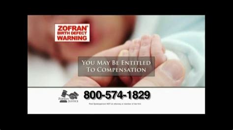 Zofran Justice TV Spot, 'Zofran Birth Defect Warning'