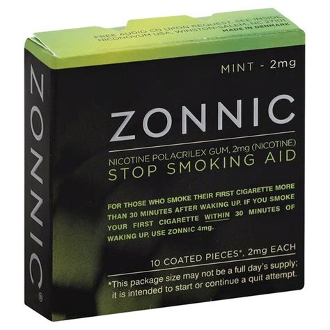 Zonnic Nicotine Gum Mint commercials