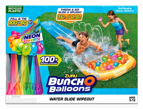 Zuru Bunch O Balloons Water Slide Wipeout commercials