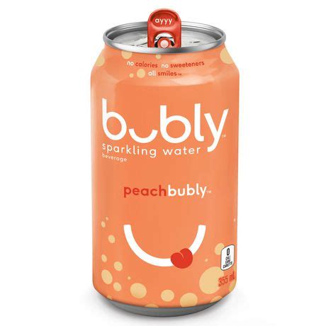 bubly Peach logo