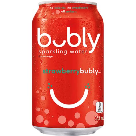 bubly Strawberry logo