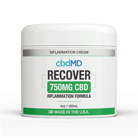 cbdMD CBD Recover Squeeze 750 mg logo