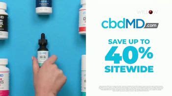 cbdMD TV commercial - Save Up to 40% Sitewide