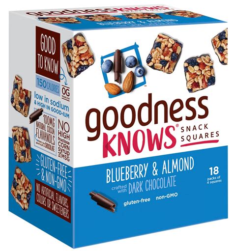 goodnessKNOWS Blueberry, Almond, Dark Chocolate