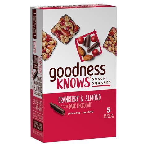 goodnessKNOWS Cranberry, Almond, Dark Chocolate