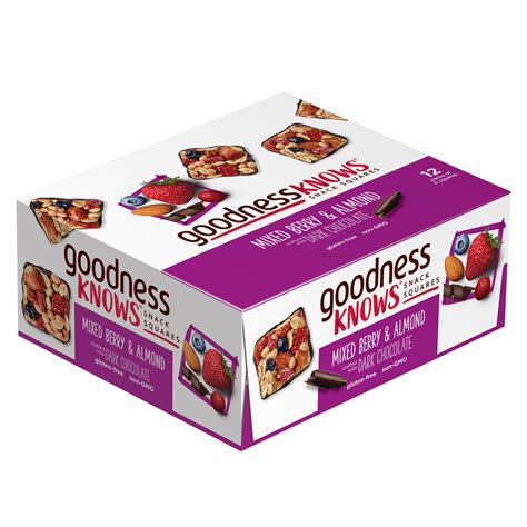 goodnessKNOWS Mixed Berries, Almond, Dark Chocolate logo