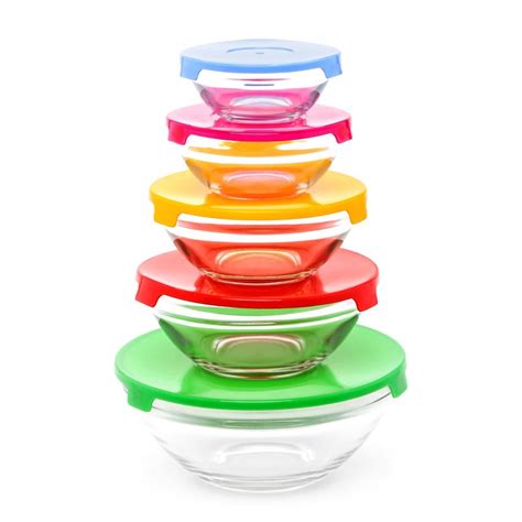 hollar.com Kitchen 10-Piece Glass Bowl & Lid Set logo