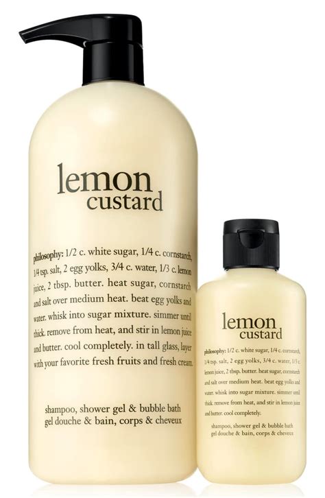 philosophy Lemon Custard Shampoo, Shower Gel and Bubble Bath