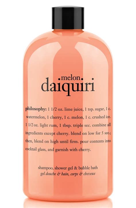 philosophy Melon Daquiri Shampoo, Shower Gel and Bubble Bath logo